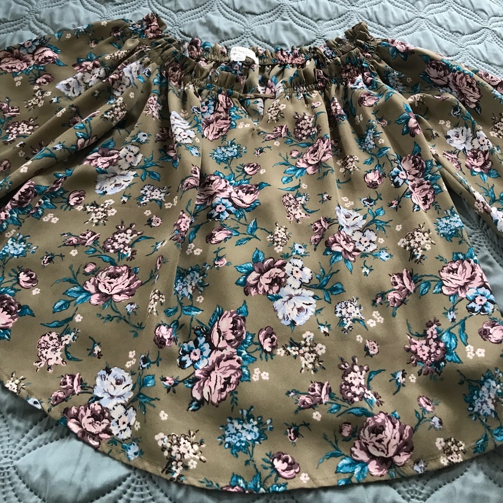 Off the shoulder blouse